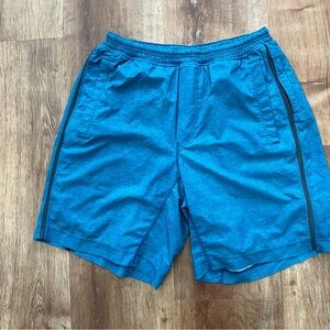 lululemon athletica Pace Breaker Shorts Mens Large Blue Athletic Performance